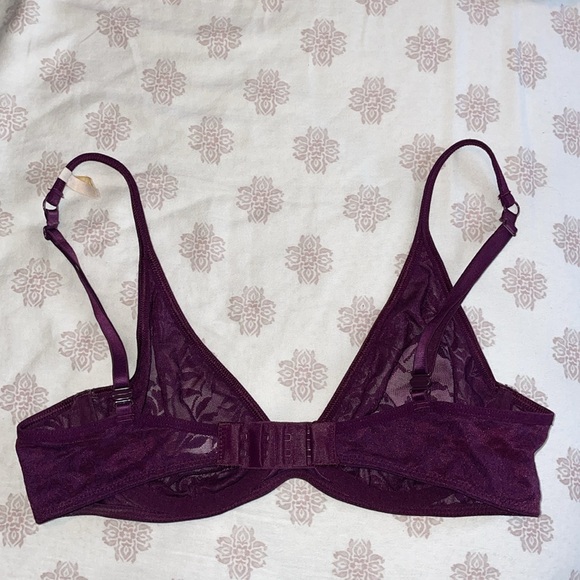 Purple Lace Bralette - Picture 2 of 2